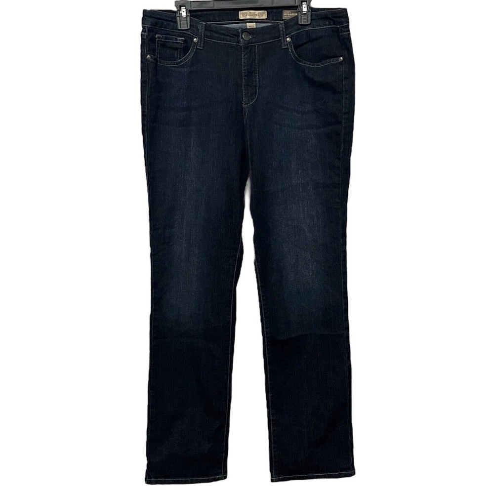 Vintage America Boho Straight Jeans by Nine West | Women's 16/33 Great Condition